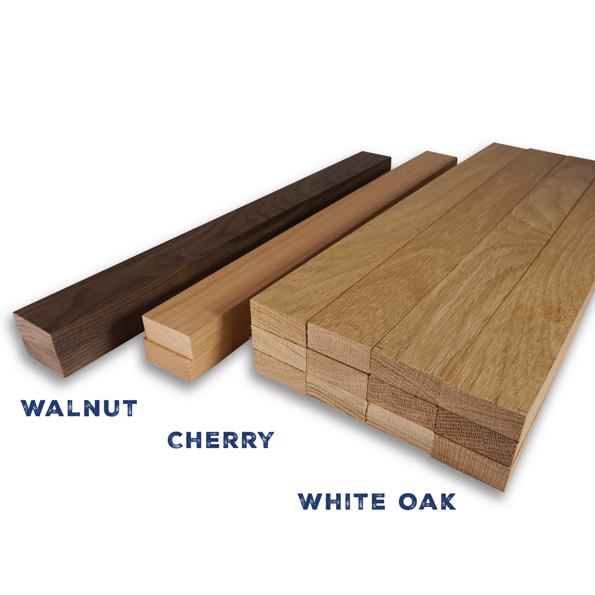 Cutting Board Kit - White Oak, Cherry, and Walnut