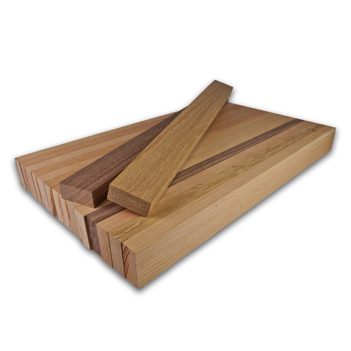 Cutting Board Kit - Cherry Accent Cutting Board (16pcs 3/4" x 1-3/4")