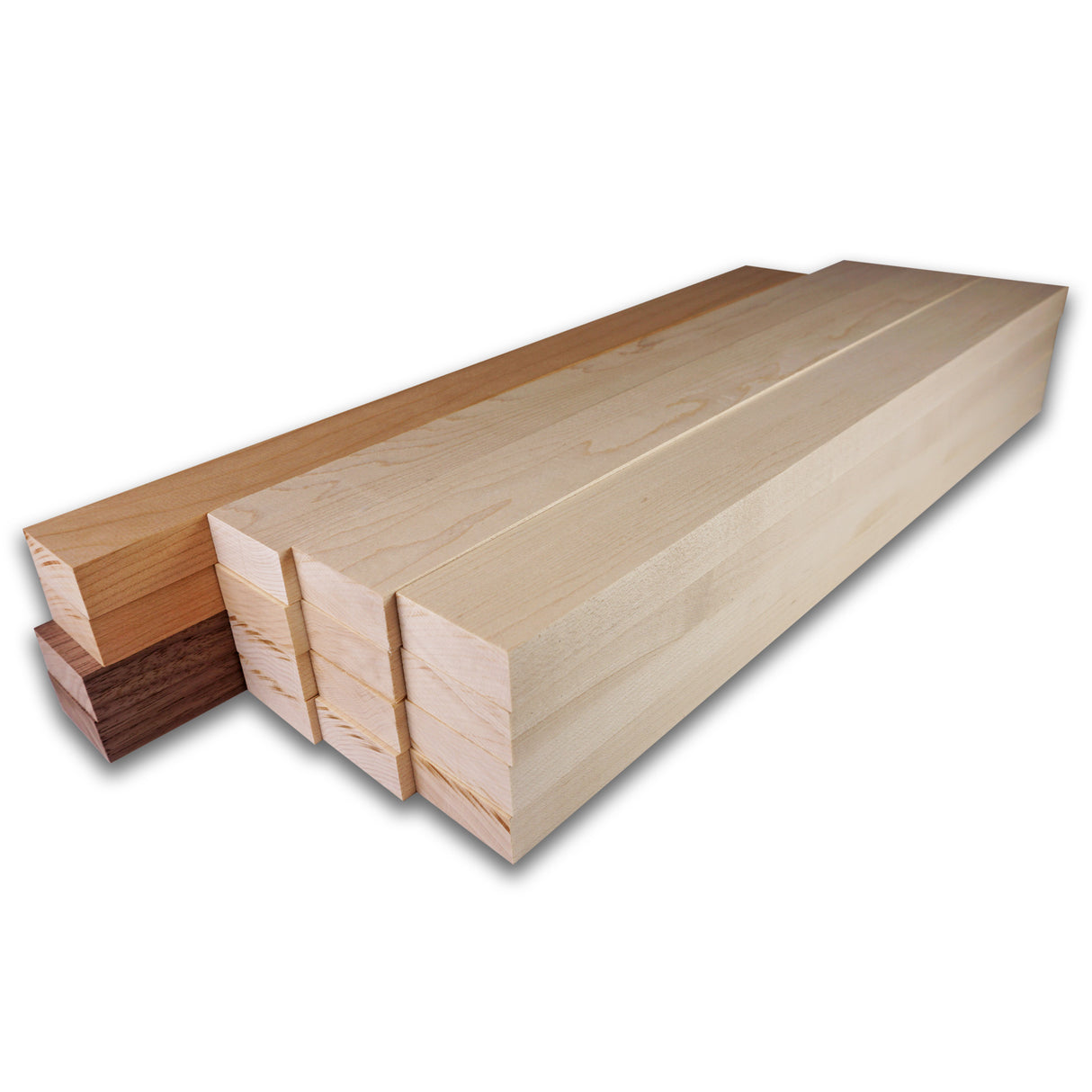 Cutting Board Kit - Maple Accent Cutting Board (16pcs 3/4" x 1-3/4")