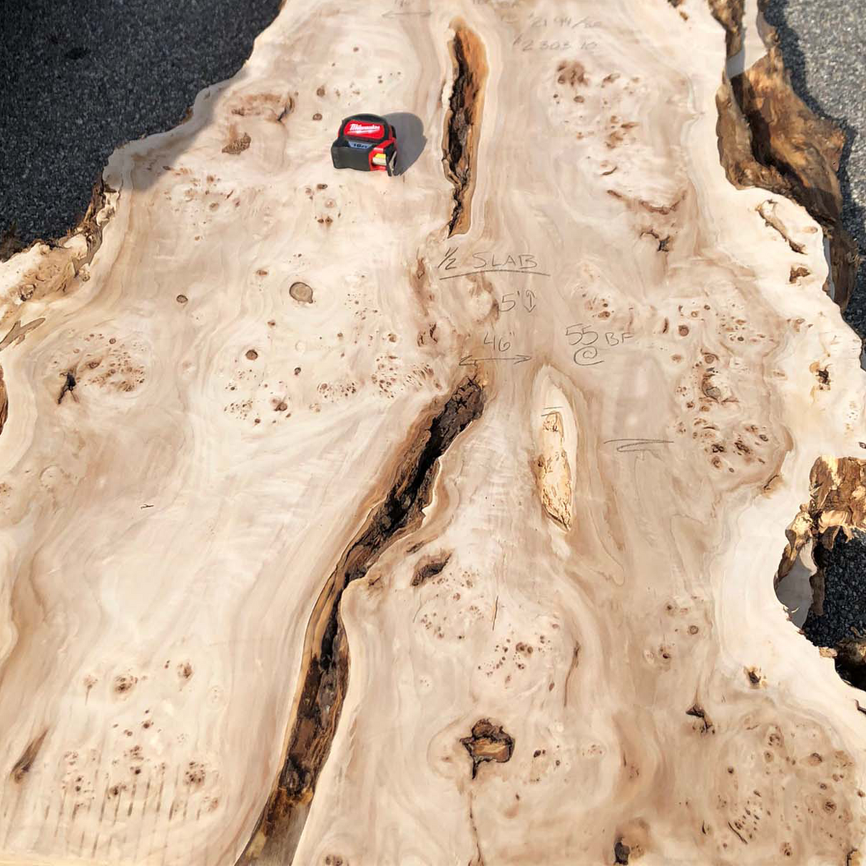 Mappa Burl Live Edge Lumber