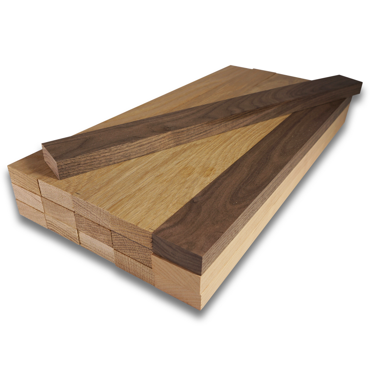 Cutting Board Kit - White Oak, Cherry, and Walnut