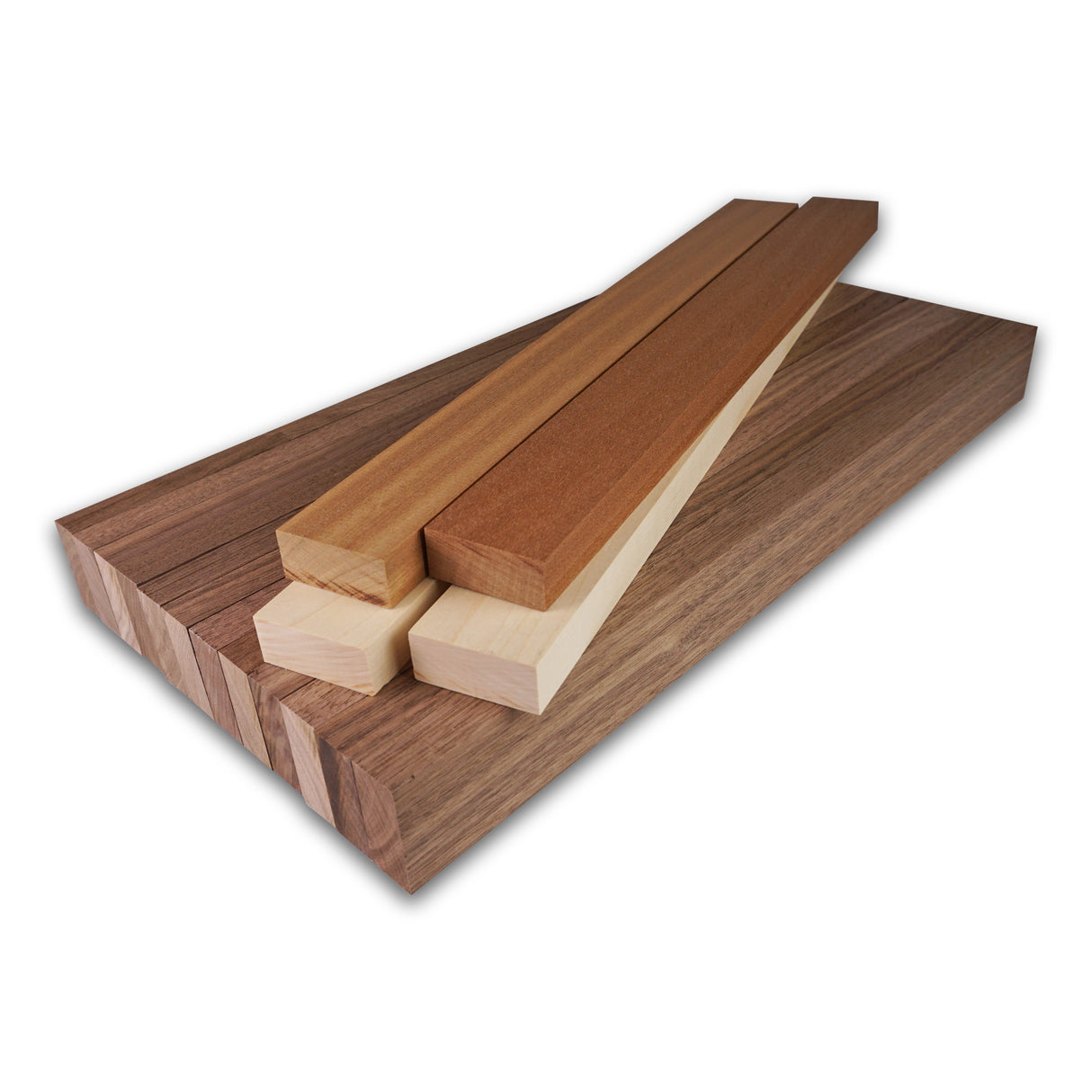 Cutting Board Kit - Walnut Accent Cutting Board (16pcs 3/4" x 1-3/4")