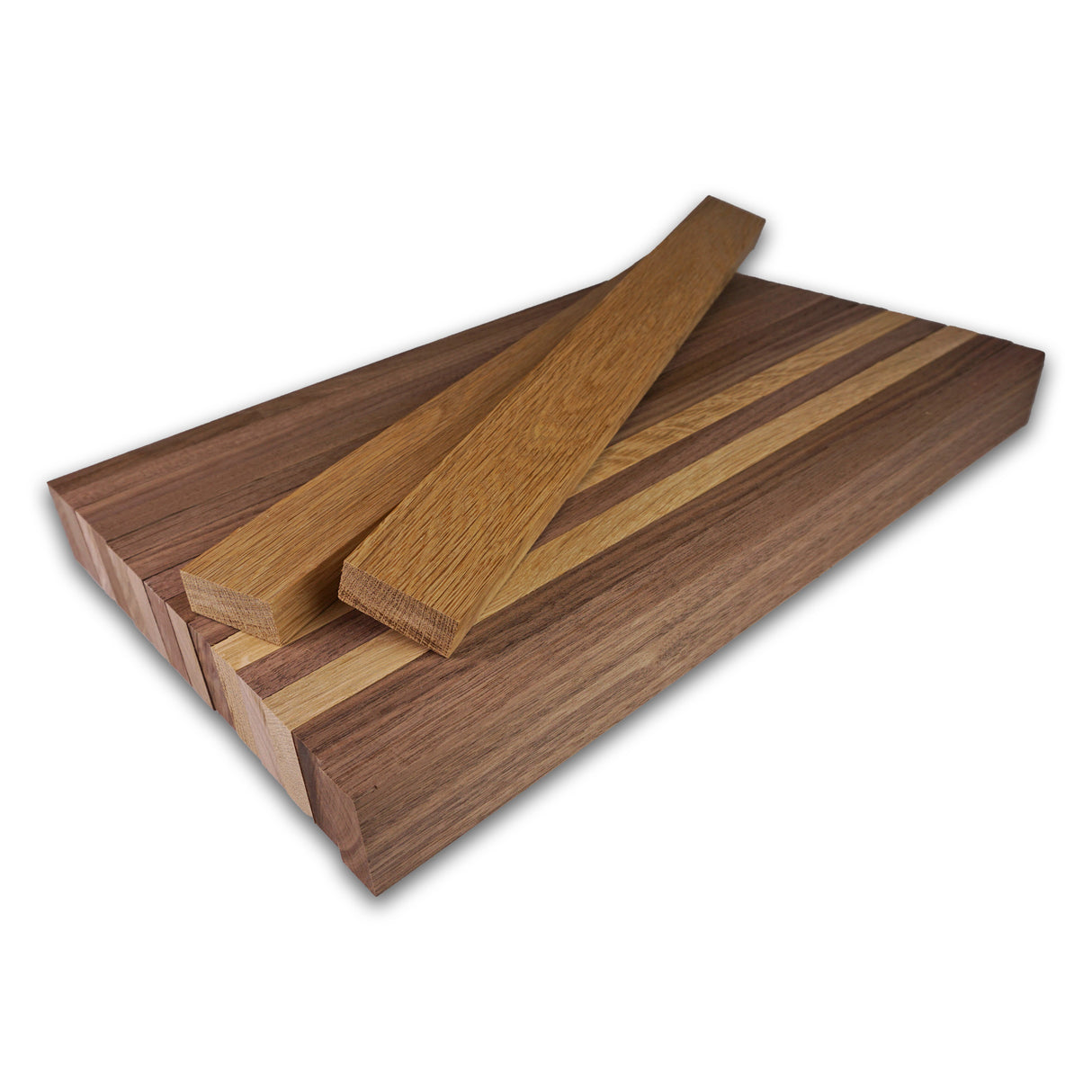 Cutting Board Kit - Walnut Accent Cutting Board (16pcs 3/4" x 1-3/4")