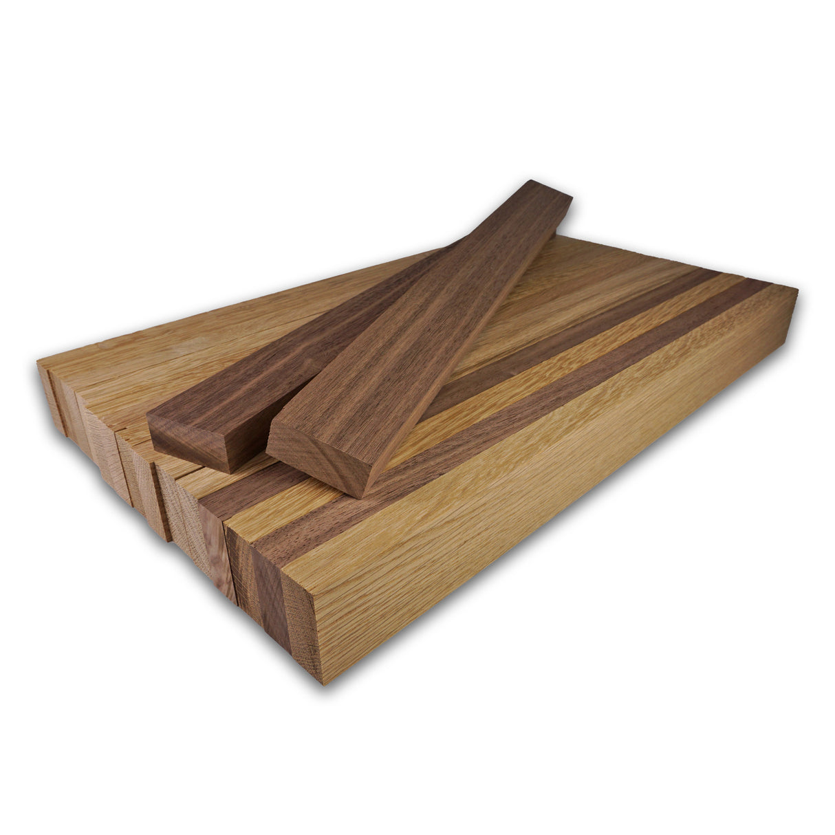 Cutting Board Kit - White Oak Accent Cutting Board (16pcs 3/4" x 1-3/4")