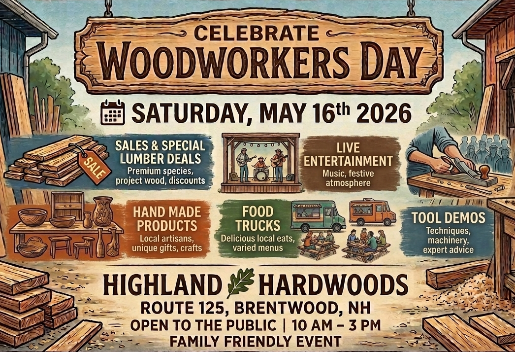 Woodworker’s Day 2026 at Highland Hardwood