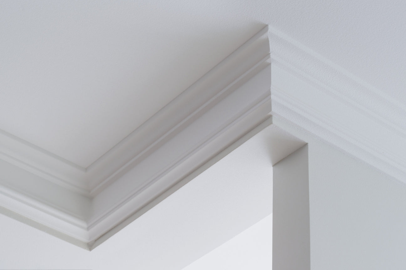 Crown moulding profile built up with additional profiles