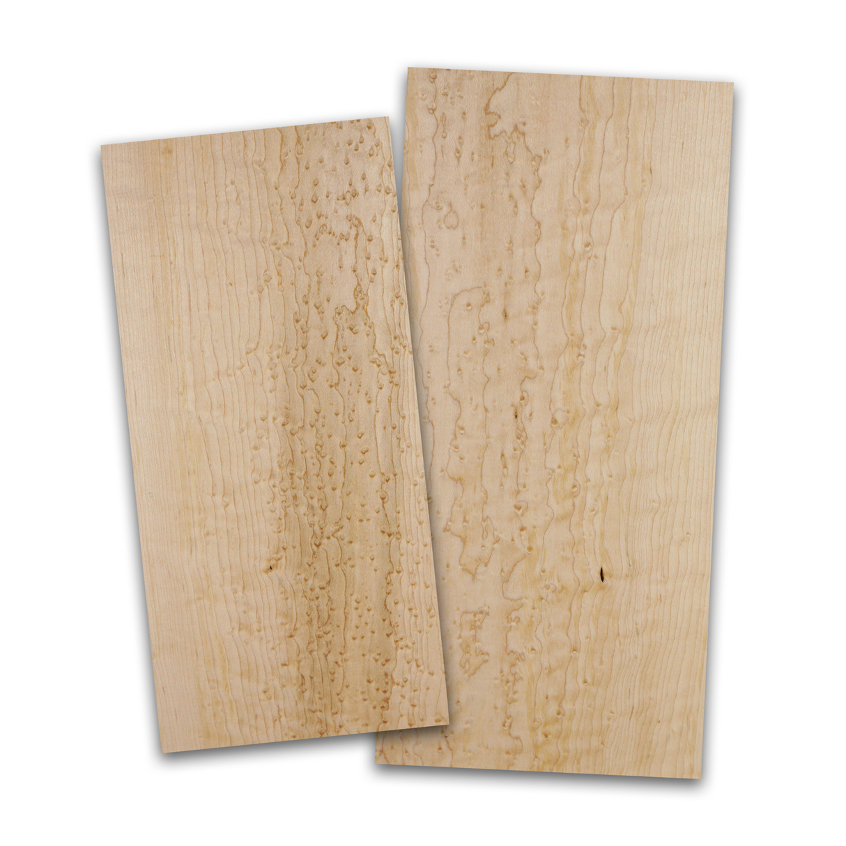 4/4 Birdseye Maple Lumber Shorts - S3S 13/16"