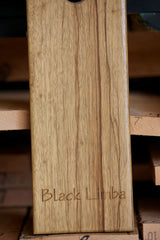 4/4 Black Limba Lumber Shorts Rough