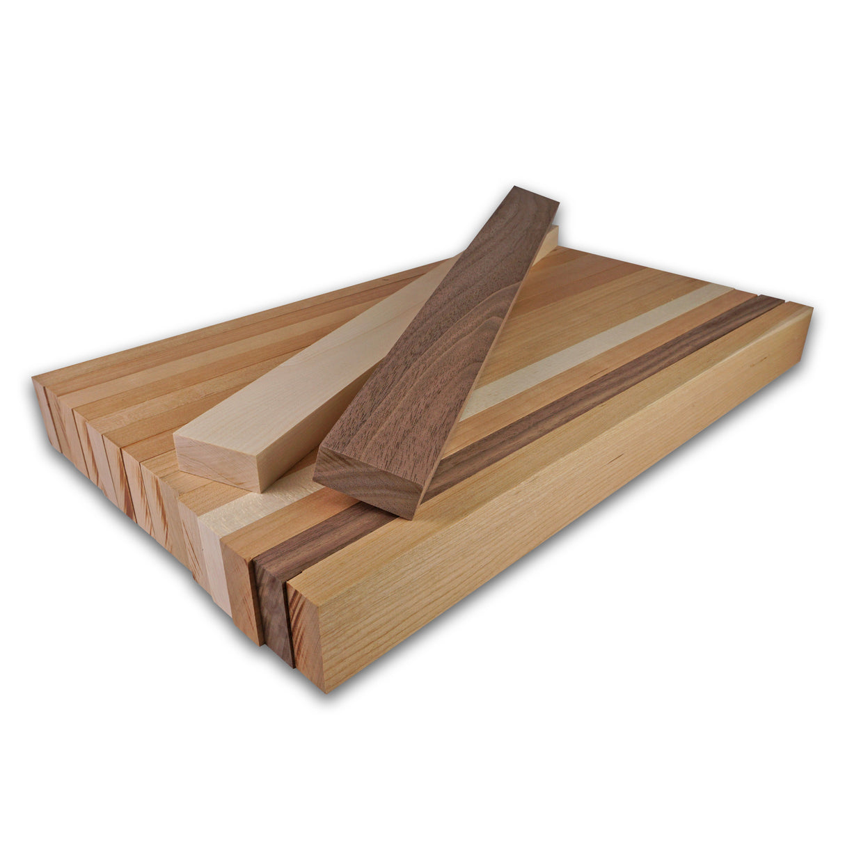 Cutting Board Kit - Cherry Accent Cutting Board (16pcs 3/4" x 1-3/4")
