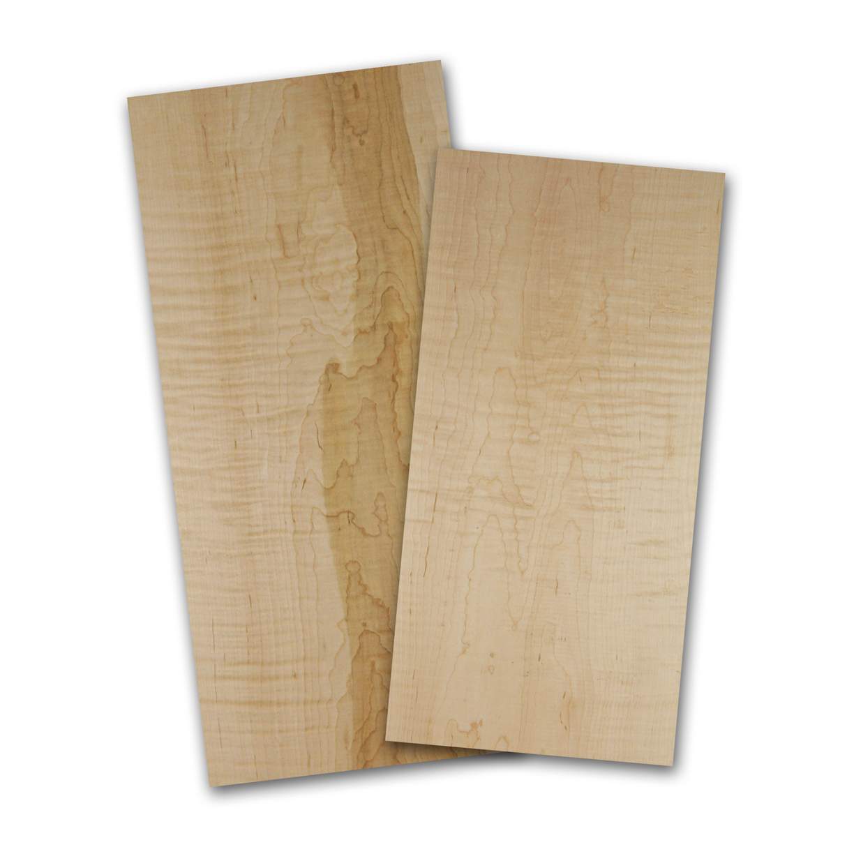 4/4 Curly Soft Maple Lumber Shorts - S3S 13/16"