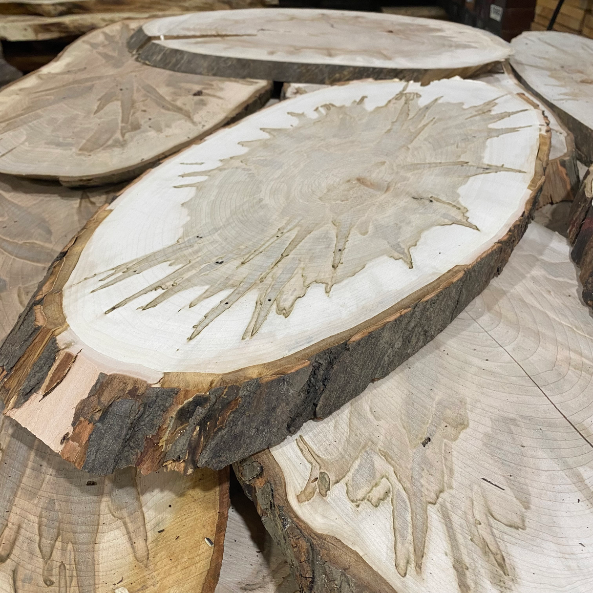 Ambrosia Maple Live Edge Ovals