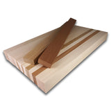 Cutting Board Kit - Maple Accent Cutting Board (16pcs 3/4" x 1-3/4")
