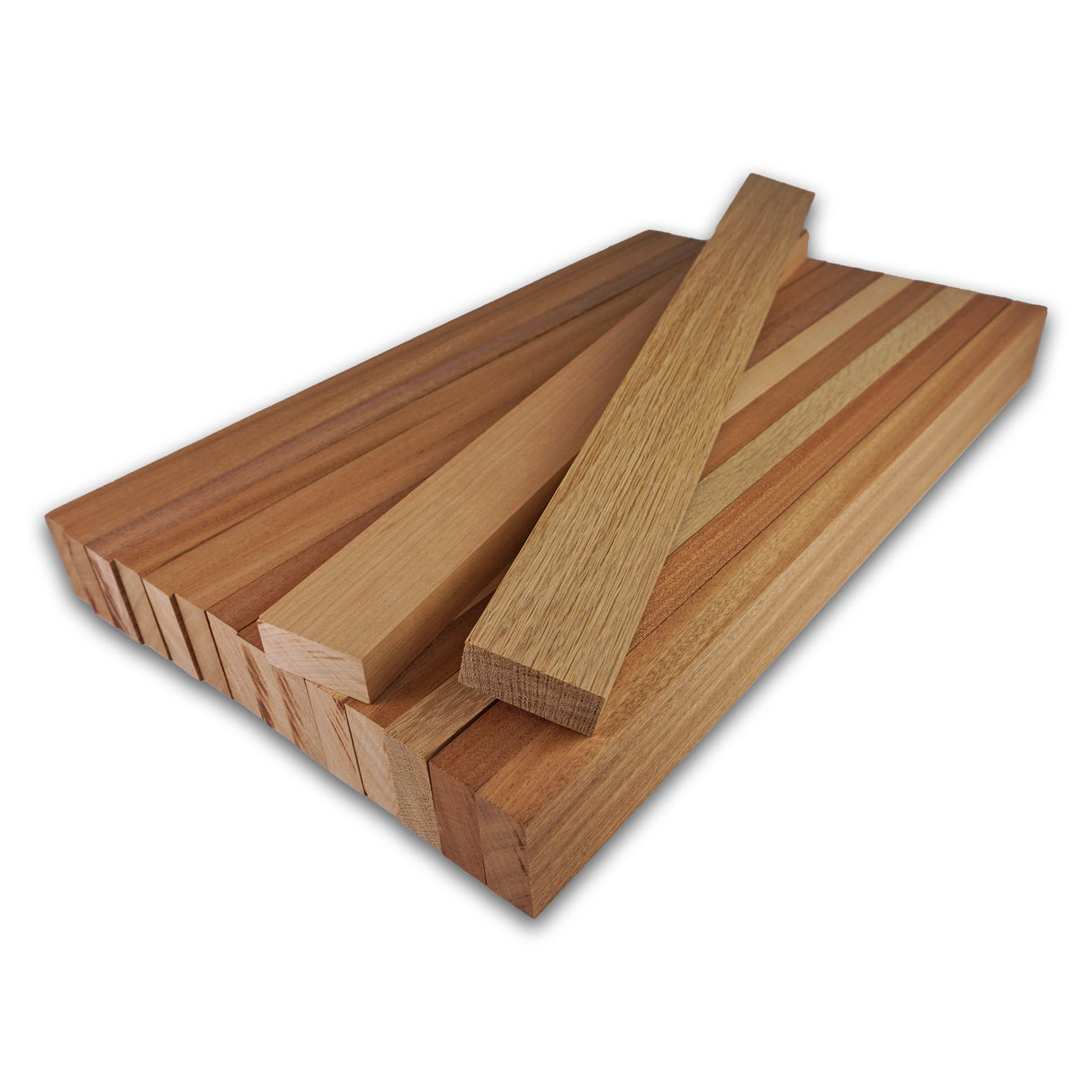 Cutting Board Kit - Sapele Mahogany Accent Cutting Board (16pcs 3/4" x 1-3/4")
