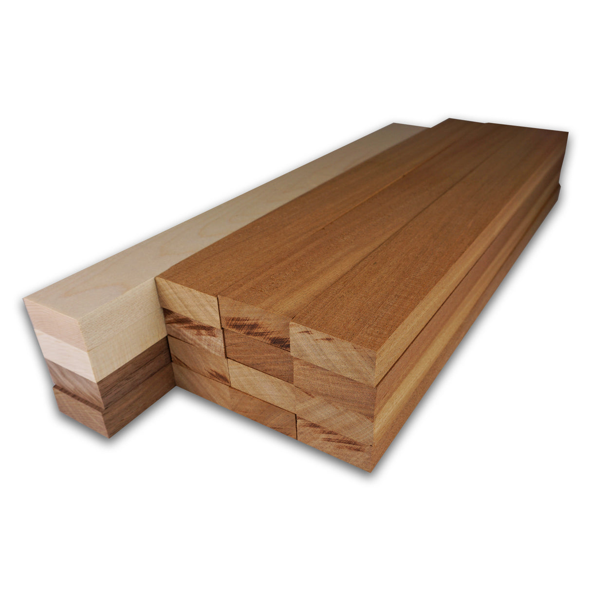 Cutting Board Kit - Sapele Mahogany Accent Cutting Board (16pcs 3/4" x 1-3/4")