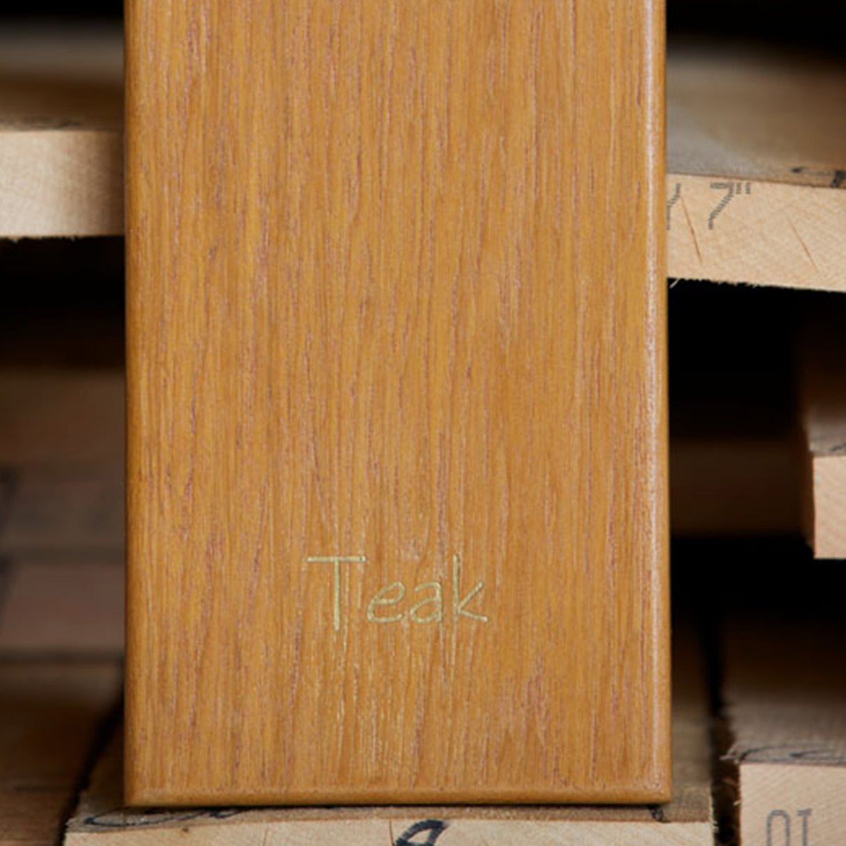 4/4 Teak Lumber Shorts Rough