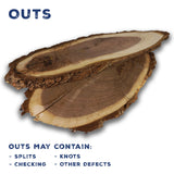 Walnut Live Edge Ovals