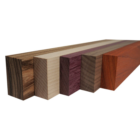 Variety of mixed widget wood lumber species