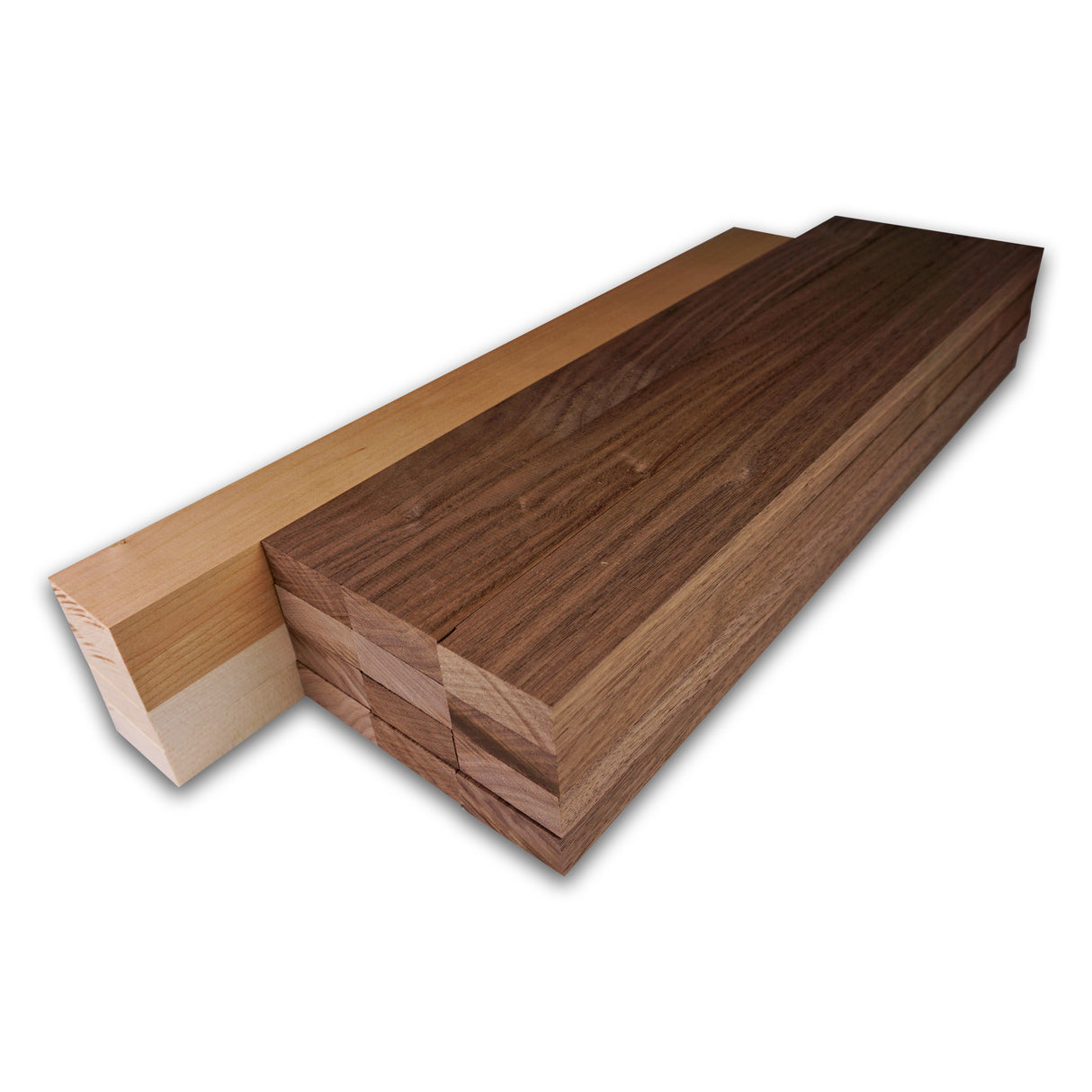Cutting Board Kit - Walnut Accent Cutting Board (16pcs 3/4" x 1-3/4")