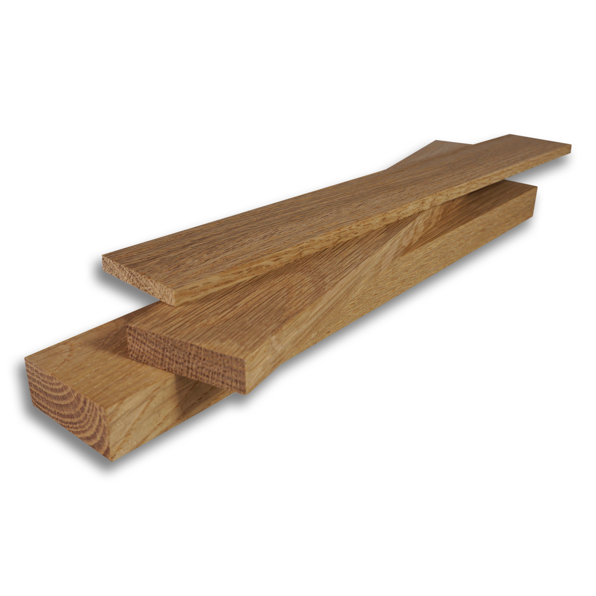 3/8" x 1-3/4" Quartersawn White Oak Widget Wood Special