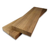 8/4 Zebrawood Lumber Shorts Rough